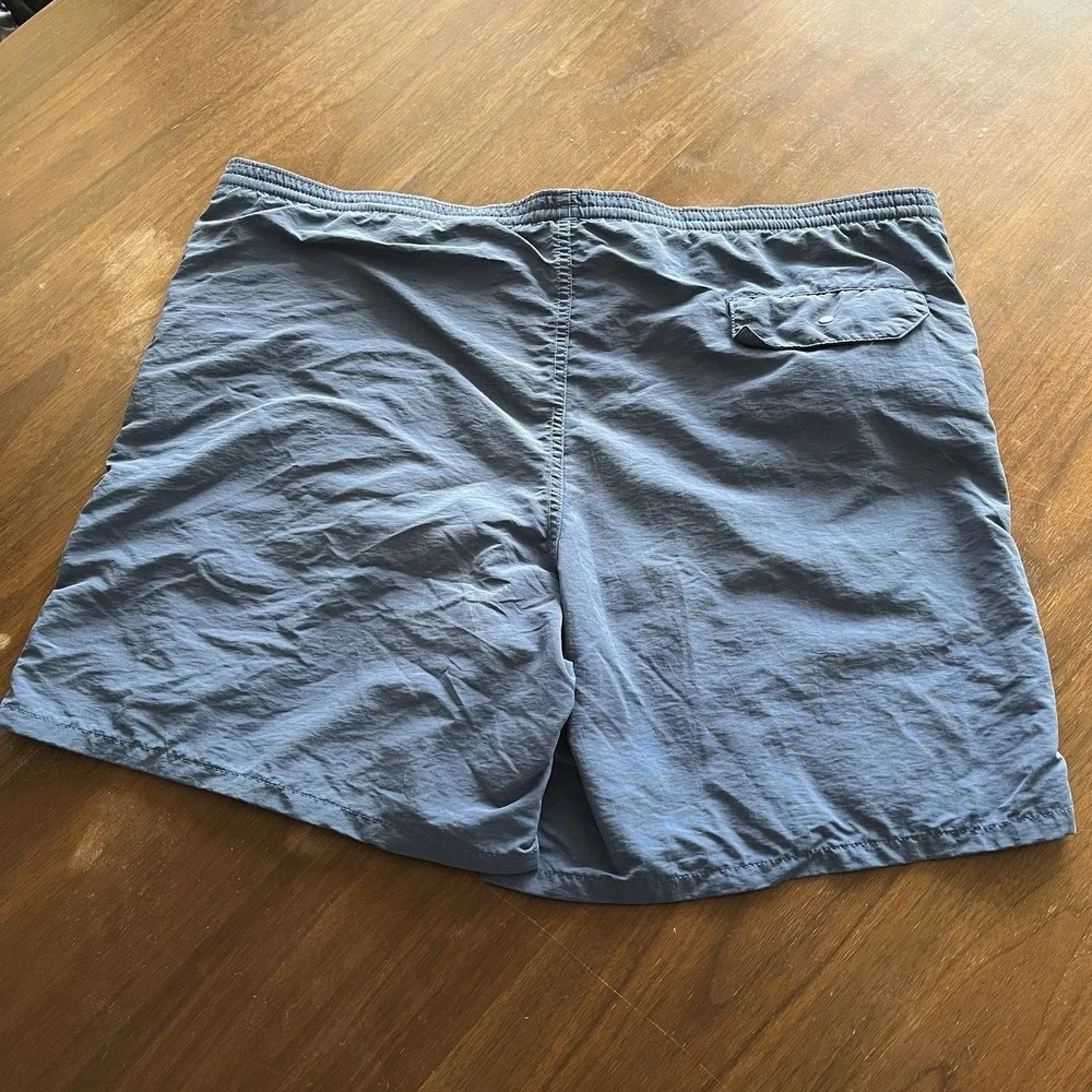 Patagonia Baggies Shorts Men 2XL Glass Blue 58033 Nylon Mesh Line Athletic